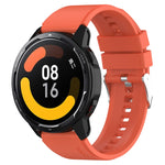 Cinturino in silicone a testa sporgente con fibbia argentata, For Samsung Galaxy Watch4 Classic 42mm/46mm 20mm, For Samsung Galaxy Watch3 41mm 20mm