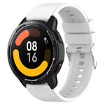 Cinturino in silicone a testa sporgente con fibbia argentata, For Samsung Galaxy Watch Active2 40mm/44mm 20mm, For Samsung Galaxy Watch Active 40mm 20mm
