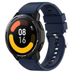 Cinturino in silicone a testa sporgente con fibbia argentata, For Samsung Galaxy Watch Active2 40mm/44mm 20mm, For Samsung Galaxy Watch Active 40mm 20mm