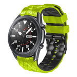 Cinturino in silicone bicolore modello calcio da 22 mm, For Ticwatch Pro 2021