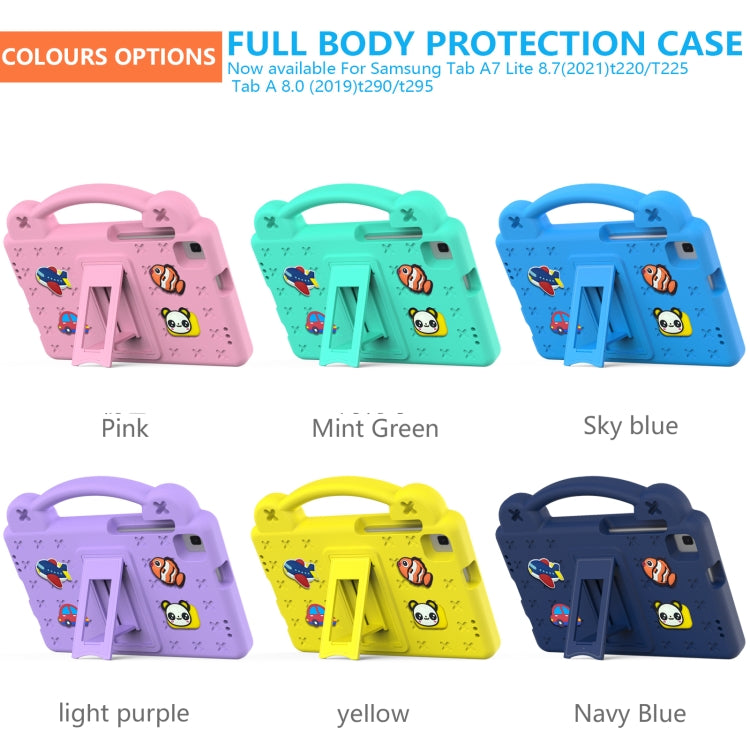 Custodia per tablet antiurto EVA per bambini con cavalletto, For Samsung Galaxy Tab A7 Lite 8.7 2021 T220/T225, For Samsung Galaxy Tab A 8.0 2019 T290 / T295
