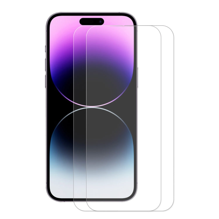 Pellicola in vetro temperato ENKAY 0,26 mm 9H 2,5D per iPhone 14 Pro Max, For iPhone 14 Pro Max (1 PC), For iPhone 14 Pro Max (2 PCS), For iPhone 14 Pro Max (5 PCS), For iPhone 14 Pro Max (10 PCS)