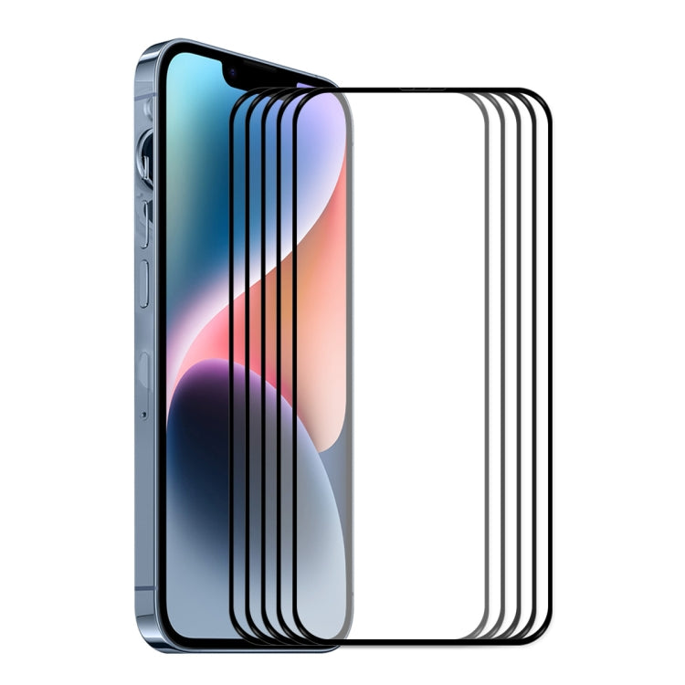 ENKAY Pellicola completa in vetro temperato Full Glue 6D per iPhone 14, For iPhone 17e / 16e / 14 / 13 / 13 Pro (1 PC), For iPhone 17e / 16e / 14 / 13 / 13 Pro (2pcs), For iPhone 17e / 16e / 14 / 13 / 13 Pro (5pcs)