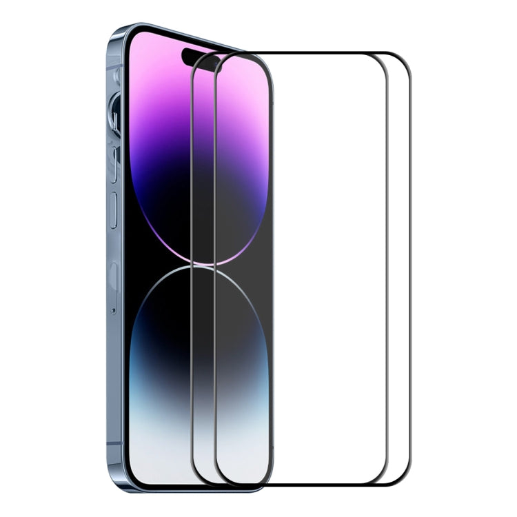 ENKAY Pellicola completa in vetro temperato Full Glue 6D per iPhone 14 Pro, For iPhone 14 Pro (1 PC), For iPhone 14 Pro (2 PCS), For iPhone 14 Pro (5 PCS)