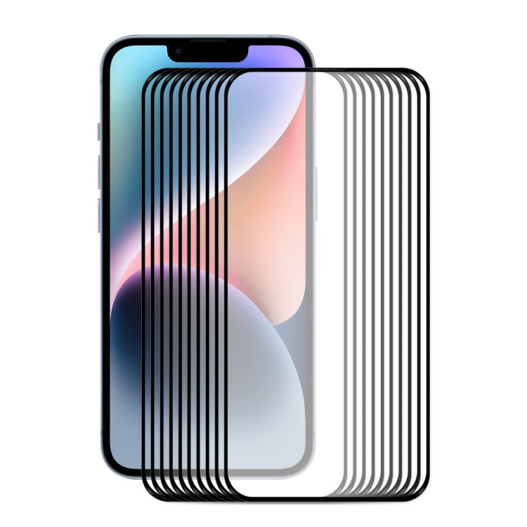 ENKAY Full Glue 0.26mm 9H 2.5D Pellicola completa in vetro temperato per iPhone 14, For iPhone 14 (1 PC), For iPhone 14 (2pcs), For iPhone 14 (5pcs), For iPhone 14 (10pcs)