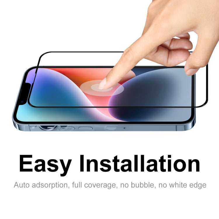 ENKAY Full Glue 0.26mm 9H 2.5D Pellicola completa in vetro temperato per iPhone 14 Max, For iPhone 14 Plus (1 PC), For iPhone 14 Plus (2 PCS), For iPhone 14 Plus (5 PCS), For iPhone 14 Plus (10 PCS)