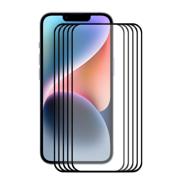 ENKAY Full Glue 0.26mm 9H 2.5D Pellicola completa in vetro temperato per iPhone 14 Max, For iPhone 14 Plus (1 PC), For iPhone 14 Plus (2 PCS), For iPhone 14 Plus (5 PCS), For iPhone 14 Plus (10 PCS)