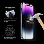 ENKAY Full Glue 0.26mm 9H 2.5D Pellicola completa in vetro temperato per iPhone 14 Pro, For iPhone 14 Pro (1 PC), For iPhone 14 Pro (2 PCS), For iPhone 14 Pro (5 PCS), For iPhone 14 Pro (10 PCS)