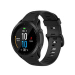 Per cinturino in silicone monocromatico Garmin Forerunner945 / fenix5 Plus / Approach S60, Black, White, Orange, Pink, Red, Lake Blue, Grey, Blue, Lime, Purple, midnight blue