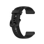 Per cinturino in silicone monocromatico Garmin Forerunner945 / fenix5 Plus / Approach S60, Black, White, Orange, Pink, Red, Lake Blue, Grey, Blue, Lime, Purple, midnight blue