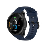 Per cinturino in silicone monocromatico Garmin Forerunner945 / fenix5 Plus / Approach S60, Black, White, Orange, Pink, Red, Lake Blue, Grey, Blue, Lime, Purple, midnight blue