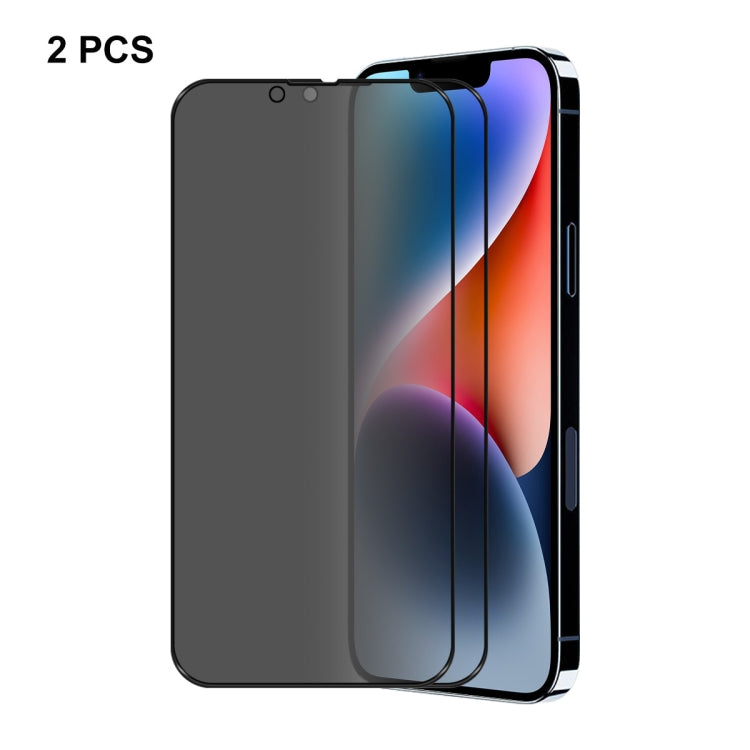 ENKAY Pellicola in vetro temperato anti-sbirciatina da 28 gradi per iPhone 14 Max, For iPhone 14 Plus (1 PC), For iPhone 14 Plus (2 PCS), For iPhone 14 Plus (5 PCS)