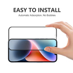 ENKAY Pellicola completa anticaduta in vetro temperato a colla piena per iPhone 14 max, For iPhone 14 Plus(1 PC), For iPhone 14 Plus(2 PCS), For iPhone 14 Plus(5 PCS)