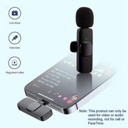 Microfono lavalier wireless K9 per iPhone e iPad iOS