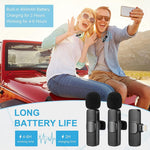 Mini microfono lavalier wireless per iPhone e iPad iOS 13-15.2