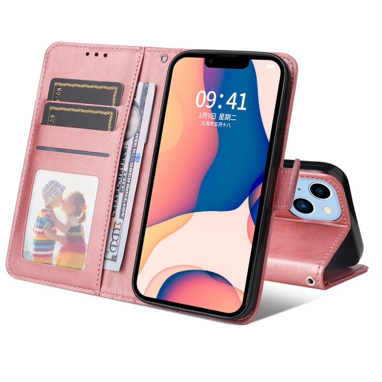Custodia per cellulare in pelle JSM Calf Texture per iPhone 14 Max, For iPhone 14 Plus