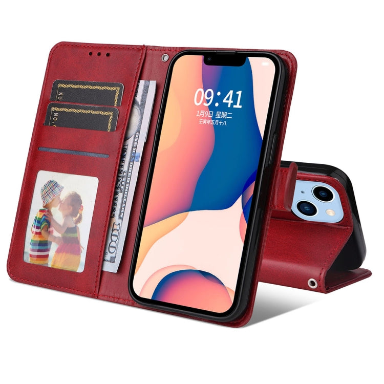Custodia per cellulare in pelle JSM Calf Texture per iPhone 14 Max, For iPhone 14 Plus