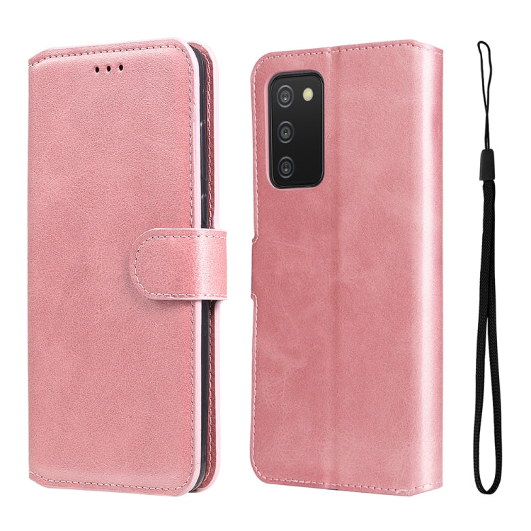 Per Samsung Galaxy A03s 165,8 mm versione USA JUNSUNMAY Custodia per telefono in pelle con texture di vitello, For Samsung Galaxy A03s 165.8mm US Version