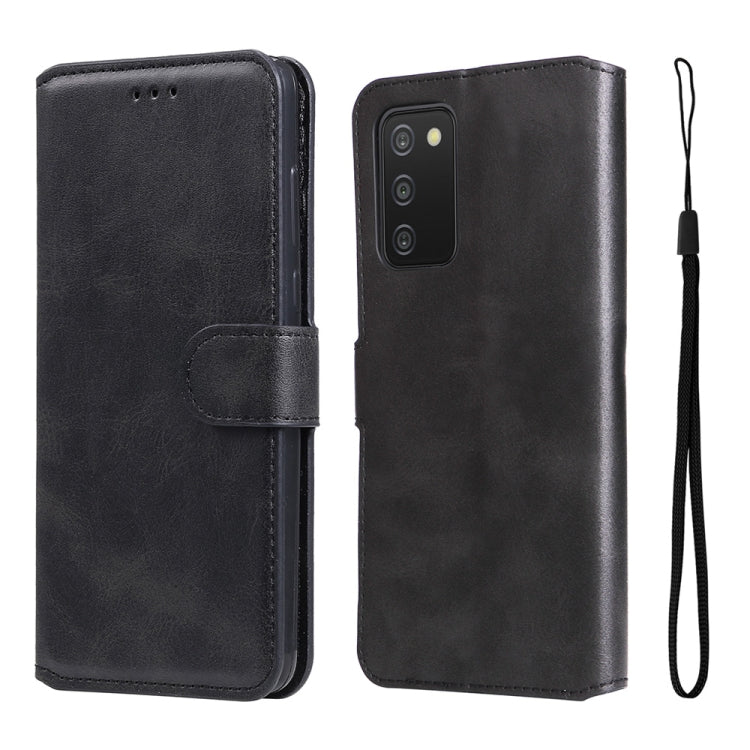 Per Samsung Galaxy A03s 165,8 mm versione USA JUNSUNMAY Custodia per telefono in pelle con texture di vitello, For Samsung Galaxy A03s 165.8mm US Version