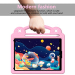 Custodia per tablet antiurto EVA per bambini con cavalletto, For iPad 10.2 2021 / 2020 / 2019, For iPad Air 2019 10.5 / Pro 10.5 2017