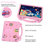 Custodia per tablet antiurto EVA per bambini con cavalletto, For iPad 10.2 2021 / 2020 / 2019, For iPad Air 2019 10.5 / Pro 10.5 2017