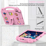 Custodia per tablet antiurto EVA per bambini con cavalletto, For iPad 10.2 2021 / 2020 / 2019, For iPad Air 2019 10.5 / Pro 10.5 2017