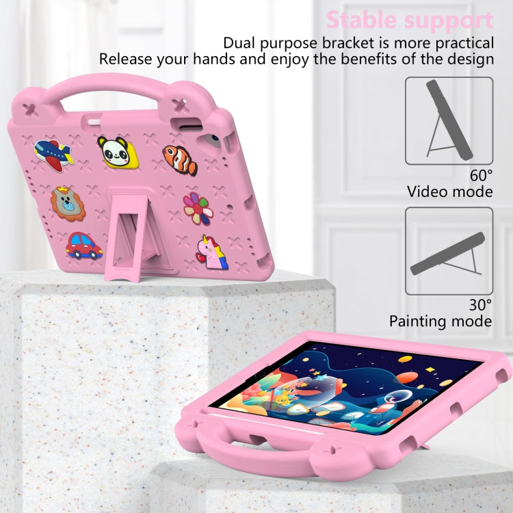 Custodia per tablet antiurto EVA per bambini con cavalletto, For iPad 10.2 2021 / 2020 / 2019, For iPad Air 2019 10.5 / Pro 10.5 2017