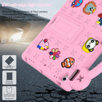 Custodia per tablet antiurto EVA per bambini con cavalletto, For iPad 10.2 2021 / 2020 / 2019, For iPad Air 2019 10.5 / Pro 10.5 2017