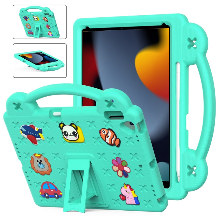 Custodia per tablet antiurto EVA per bambini con cavalletto, For iPad 10.2 2021 / 2020 / 2019, For iPad Air 2019 10.5 / Pro 10.5 2017