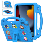 Custodia per tablet antiurto EVA per bambini con cavalletto, For iPad 10.2 2021 / 2020 / 2019, For iPad Air 2019 10.5 / Pro 10.5 2017