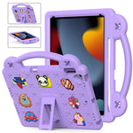 Custodia per tablet antiurto EVA per bambini con cavalletto, For iPad 10.2 2021 / 2020 / 2019, For iPad Air 2019 10.5 / Pro 10.5 2017