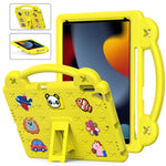 Custodia per tablet antiurto EVA per bambini con cavalletto, For iPad 10.2 2021 / 2020 / 2019, For iPad Air 2019 10.5 / Pro 10.5 2017