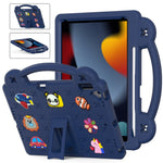 Custodia per tablet antiurto EVA per bambini con cavalletto, For iPad 10.2 2021 / 2020 / 2019, For iPad Air 2019 10.5 / Pro 10.5 2017