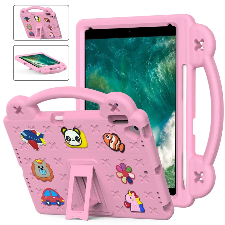 Custodia per tablet antiurto EVA per bambini con cavalletto, For iPad 10.2 2021 / 2020 / 2019, For iPad Air 2019 10.5 / Pro 10.5 2017