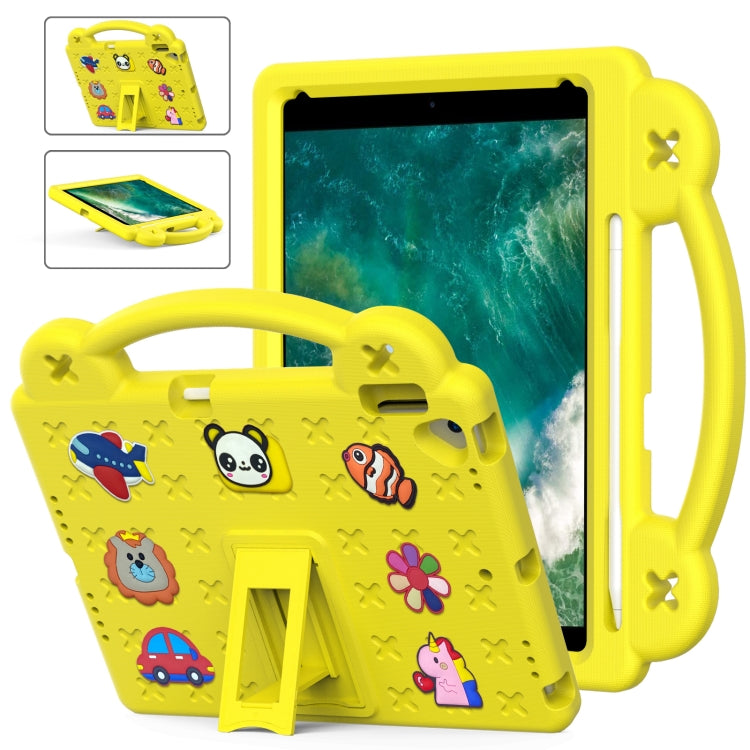 Custodia per tablet antiurto EVA per bambini con cavalletto, For iPad 10.2 2021 / 2020 / 2019, For iPad Air 2019 10.5 / Pro 10.5 2017