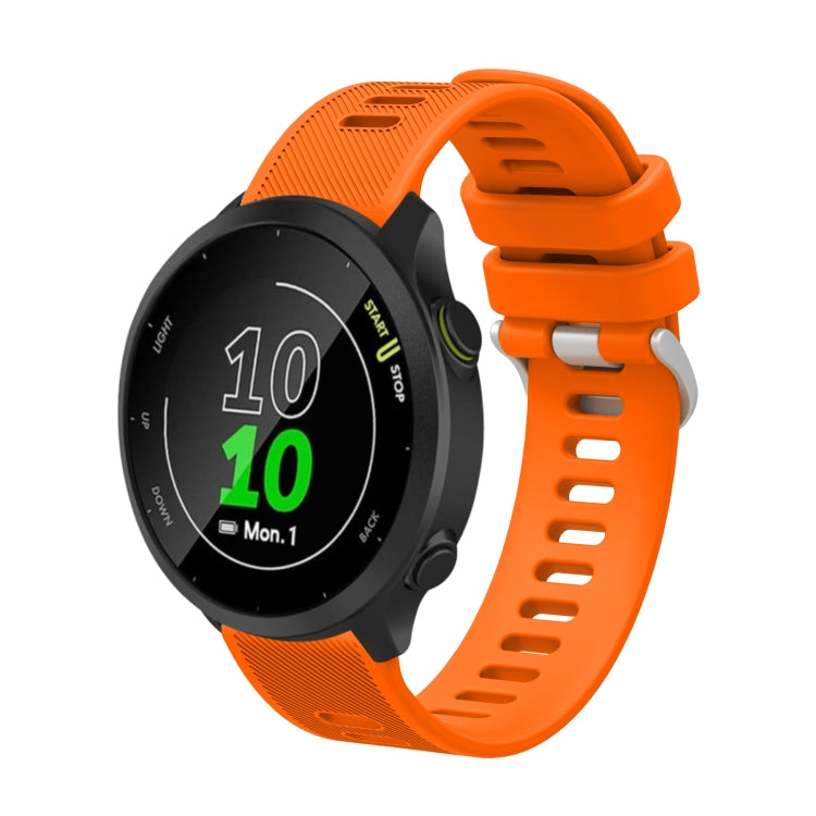 Cinturino per orologio in twill di silicone da 20 mm, For Garmin Vivoactive3 Music, For Garmin Forerunner 245