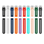 Cinturino per orologio in twill di silicone da 20 mm, For Garmin Vivoactive3 Music, For Garmin Forerunner 245