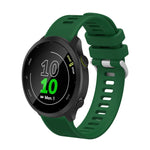 Cinturino per orologio in twill di silicone da 20 mm, For Garmin Vivoactive3 Music, For Garmin Forerunner 245