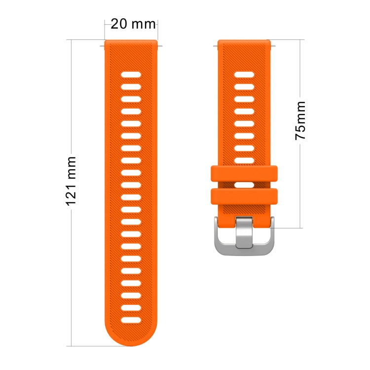 Cinturino per orologio in twill di silicone da 20 mm, For Amazfit GTS 2 mini, For Amazfit GTS 2