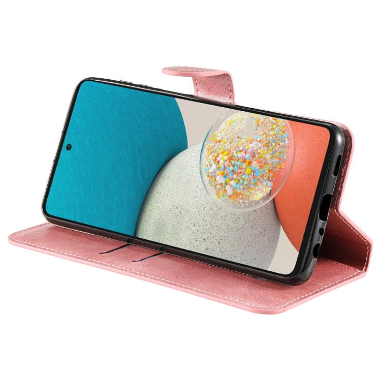 Per Samsung Galaxy A53 5G Custodia per telefono in pelle JUNSUNMAY con texture di vitello, For Samsung Galaxy A53 5G
