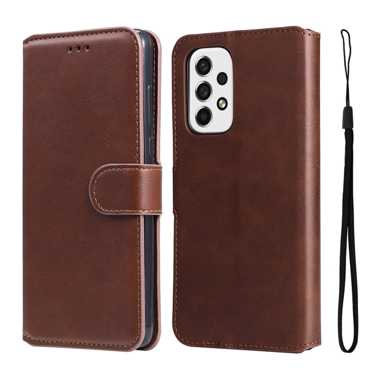 Per Samsung Galaxy A53 5G Custodia per telefono in pelle JUNSUNMAY con texture di vitello, For Samsung Galaxy A53 5G