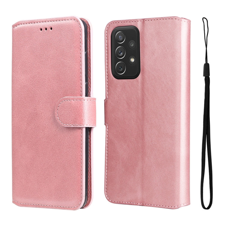 Per Samsung Galaxy A73 5G JUNSUNMAY Custodia in pelle di vitello texture, For Samsung Galaxy A73 5G