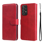 Per Samsung Galaxy A73 5G JUNSUNMAY Custodia in pelle di vitello texture, For Samsung Galaxy A73 5G