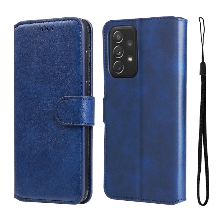Per Samsung Galaxy A73 5G JUNSUNMAY Custodia in pelle di vitello texture, For Samsung Galaxy A73 5G