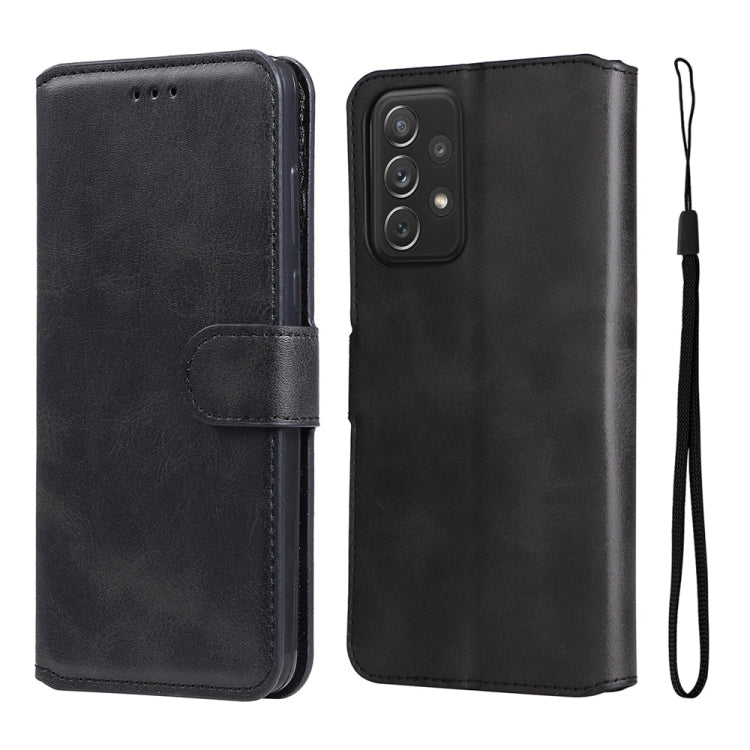 Per Samsung Galaxy A73 5G JUNSUNMAY Custodia in pelle di vitello texture, For Samsung Galaxy A73 5G