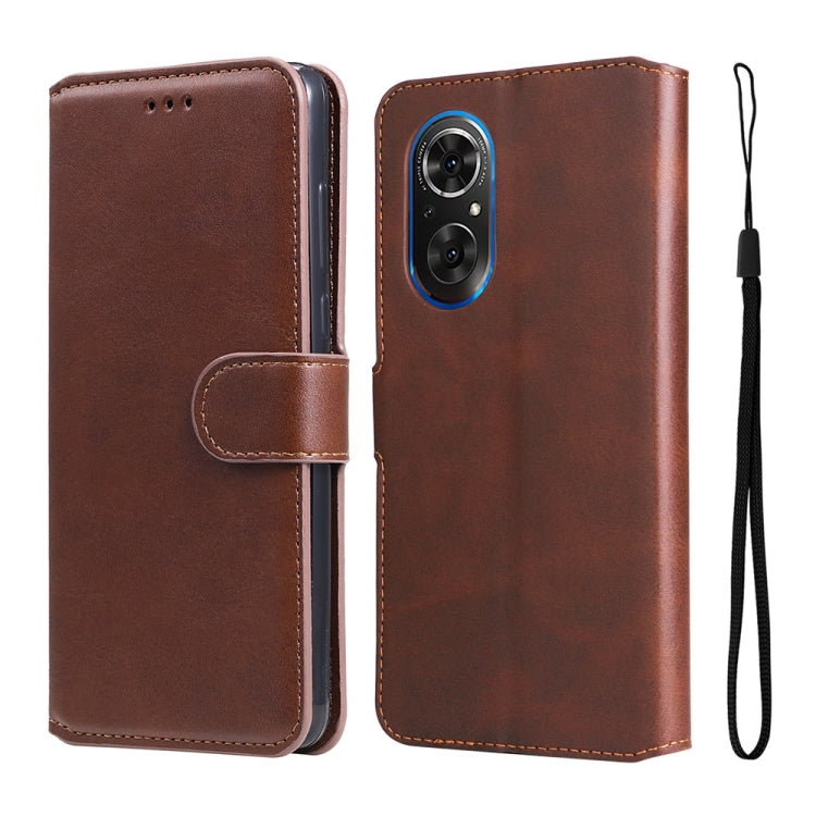 Per Honor 50 SE / Huawei Nova 9 SE Custodia per telefono in pelle con texture di vitello JUNSUNMAY