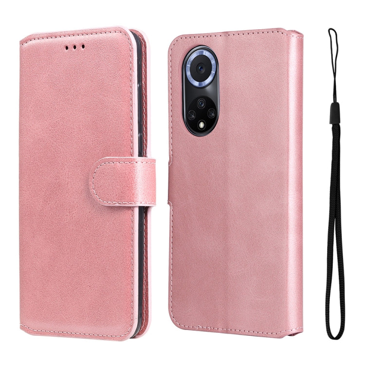 Per Honor 50 5G / Huawei Nova 9 Custodia per telefono in pelle con texture di vitello JUNSUNMAY, For Honor 50 / Huawei Nova 9