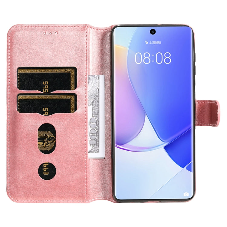 Per Honor 50 5G / Huawei Nova 9 Custodia per telefono in pelle con texture di vitello JUNSUNMAY, For Honor 50 / Huawei Nova 9