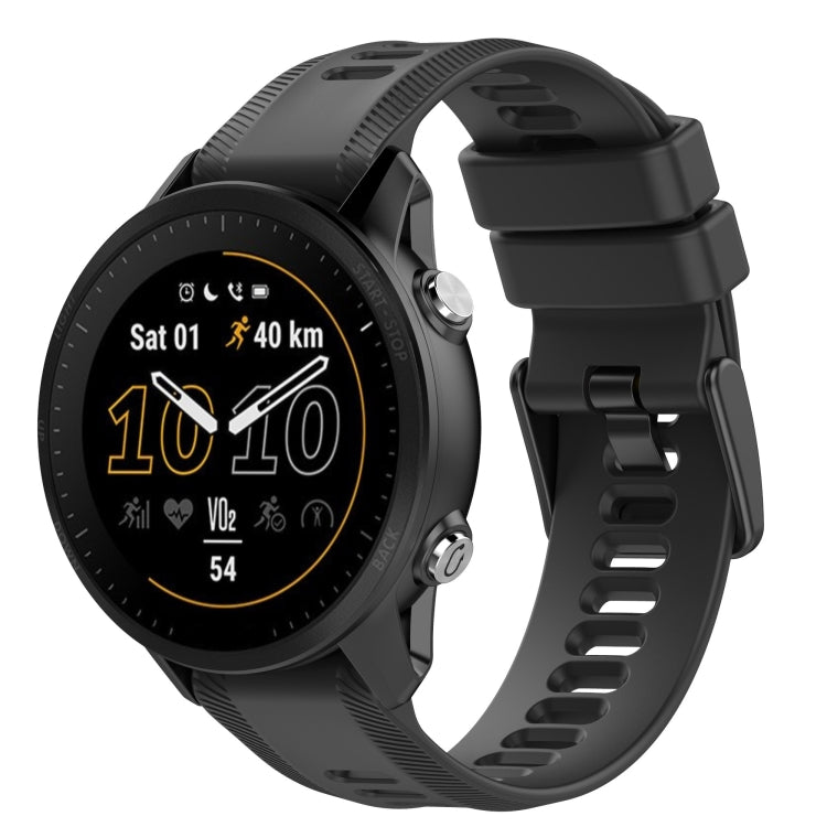 Cinturino in silicone tinta unita da 22 mm, For Garmin Forerunner 955, For Garmin Descent G1