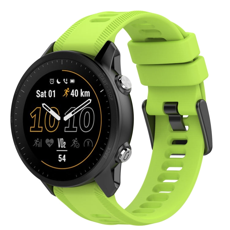 Cinturino in silicone tinta unita da 22 mm, For Garmin Forerunner 955, For Garmin Descent G1